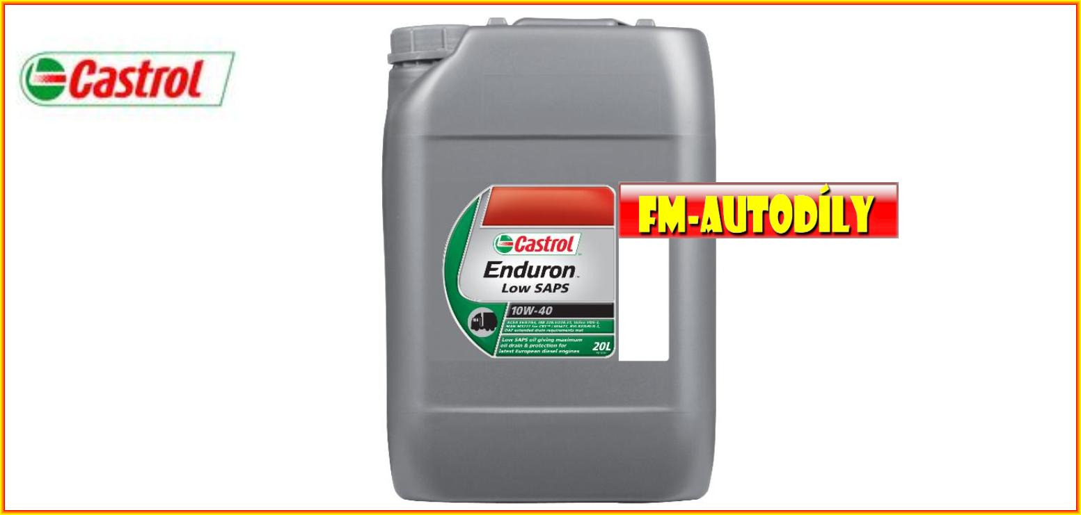 Olej CASTROL Enduron Low SAPS 10W40 20L